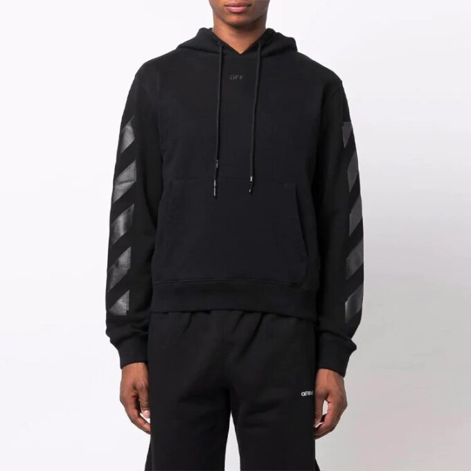 Off-White Men’ s FW21 Arrow Pattern Detail Black