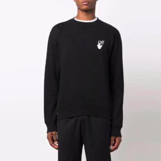 Off-White Men’ s FW21 Arrow Pattern Loose Fit Black