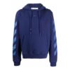 Off-White Men’ s FW21 Arrow Pattern Printing Loose Fit Blue