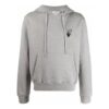 Off-White Men’ s FW21 Arrow Printing Logo Drawstring Loose Fit Gray