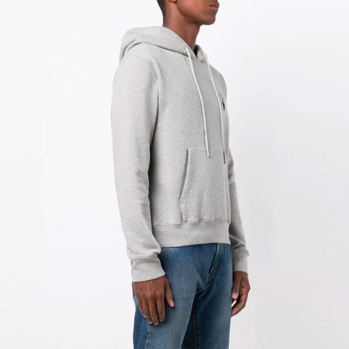 Off-White Men’ s FW21 Arrow Printing Logo Drawstring Loose Fit Gray