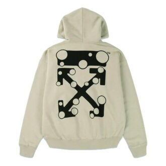 Off-White Men’ s FW21 Arrow Printing Loose Fit Light Khaki