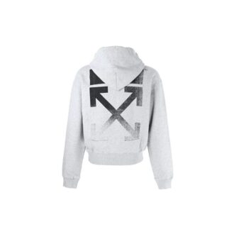 Off-White Men’ s FW21 Arrow Printing Pullover Gray Off-White Men’ s FW21 Arrow Printing Pullover Gray