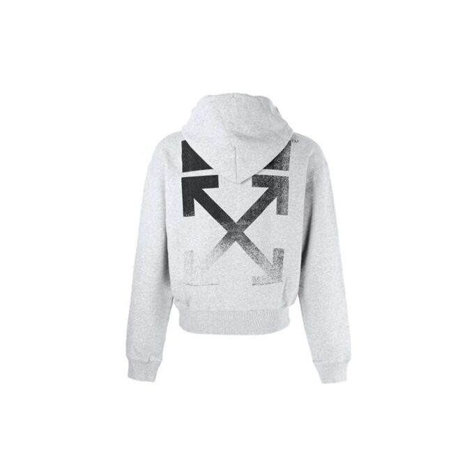 Off-White Men’ s FW21 Arrow Printing Pullover Gray