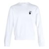 Off-White Men’ s FW21 Arrow Printing Pullover Round Neck Long Sleeves Loose Fit White