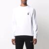 Off-White Men’ s FW21 Arrow Printing Pullover Round Neck Long Sleeves Loose Fit White