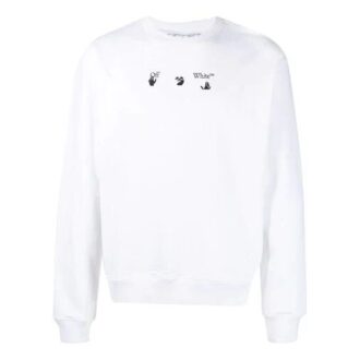 Off-White Men’ s FW21 Arrows Pattern Loose Fit White Off-White Men’ s FW21 Arrows Pattern Loose Fit White