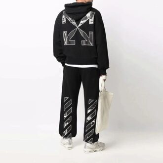 Off-White Men’ s FW21 Caravaggio Painting Bundle Feet Sports Pants/Trousers/Joggers Black Off-White Men’ s FW21 Caravaggio Painting Bundle Feet Sports Pants/Trousers/Joggers Black