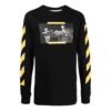 Off-White Men’ s FW21 Caravaggio Painting Long Sleeves Black T-Shirt