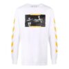 Off-White Men’ s FW21 Caravaggio Painting Long Sleeves White T-Shirt