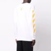 Off-White Men’ s FW21 Caravaggio Painting Long Sleeves White T-Shirt