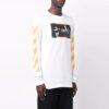 Off-White Men’ s FW21 Caravaggio Painting Long Sleeves White T-Shirt