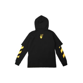 Off-White Men’ s FW21 Caravaggio Painting Pattern Loose Fit Black Off-White Men’ s FW21 Caravaggio Painting Pattern Loose Fit Black