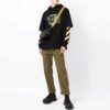 Off-White Men’ s FW21 Caravaggio Painting Pattern Loose Fit Black