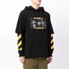 Off-White Men’ s FW21 Caravaggio Painting Pattern Loose Fit Black