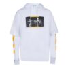 Off-White Men’ s FW21 Caravaggio Painting Printing Pullover Loose Fit White