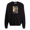 Off-White Men’ s FW21 Caravaggio Printing Loose Fit Black