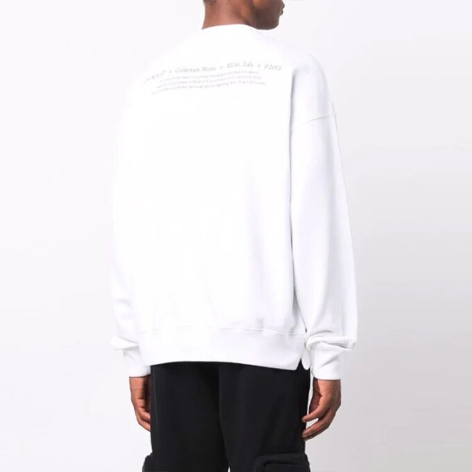 Off-White Men’ s FW21 Caravaggio Printing Loose Fit White