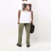 Off-White Men’ s FW21 Caravaggio Printing Short Sleeve White T-Shirt