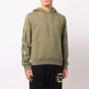 Off-White Men’ s FW21 Casual Hooded Printing Loose Fit Green