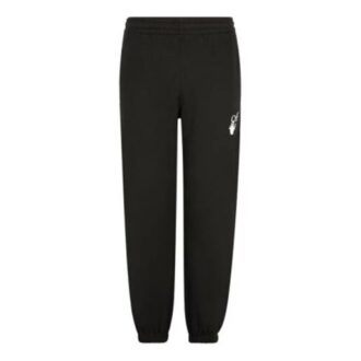 Off-White Men’ s FW21 Casual Sports Pants/Trousers/Joggers Black