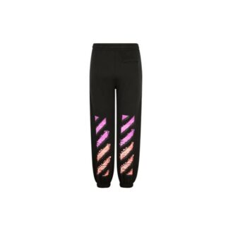 Off-White Men’ s FW21 Casual Sports Pants/Trousers/Joggers Black