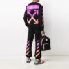 Off-White Men’ s FW21 Casual Sports Pants/Trousers/Joggers Black