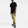 Off-White Men’ s FW21 Chest Logo Round Neck Short Sleeve Black T-Shirt