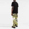 Off-White Men’ s FW21 Chest Logo Round Neck Short Sleeve Black T-Shirt