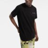Off-White Men’ s FW21 Chest Logo Round Neck Short Sleeve Black T-Shirt