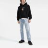 Off-White Men’ s FW21 Funny Logo Printing Pullover Loose Fit Black