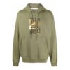 Off-White Men’ s FW21 Illustration Printing Loose Fit Green
