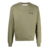 Off-White Men’ s FW21 Logo logo Pullover Green