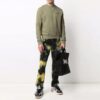 Off-White Men’ s FW21 Logo logo Pullover Green