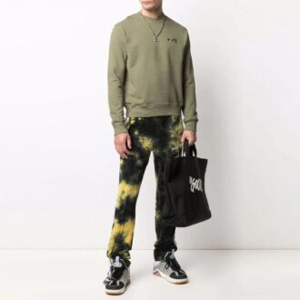 Off-White Men’ s FW21 Logo logo Pullover Green Off-White Men’ s FW21 Logo logo Pullover Green