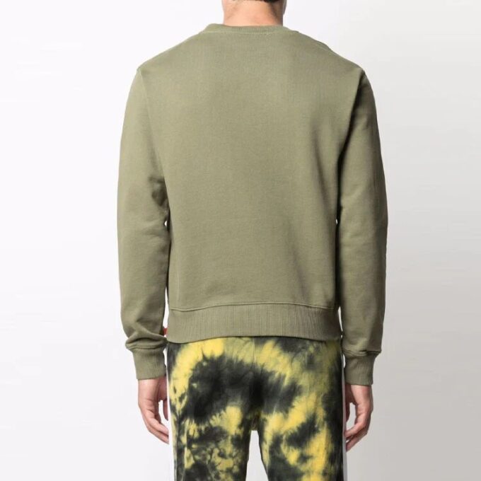 Off-White Men’ s FW21 Logo logo Pullover Green