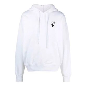 Off-White Men’ s FW21 Logo Pattern Drawstring Loose Fit White Off-White Men’ s FW21 Logo Pattern Drawstring Loose Fit White