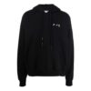 Off-White Men’ s FW21 Logo Pattern Loose Fit Black