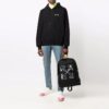 Off-White Men’ s FW21 Logo Pattern Loose Fit Black