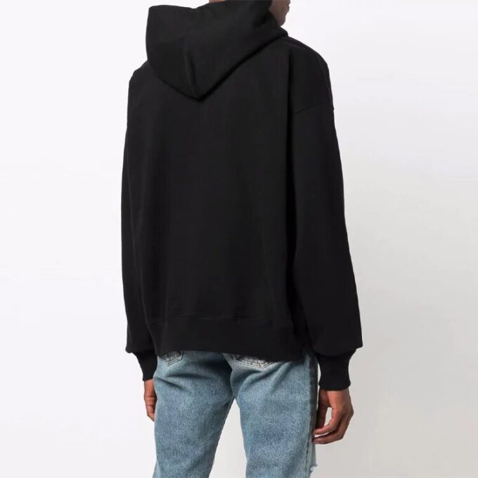 Off-White Men’ s FW21 Logo Pattern Loose Fit Black