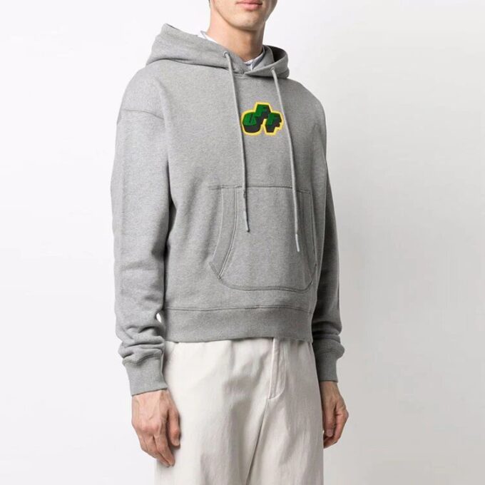 Off-White Men’ s FW21 Logo Pattern Printing Gray