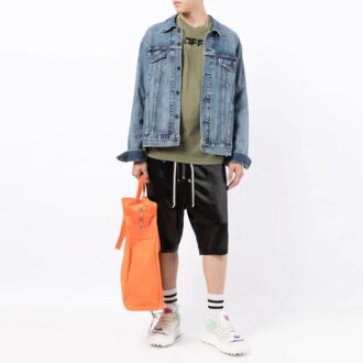 Off-White Men’ s FW21 Logo Printing Long Sleeves Loose Fit Green Off-White Men’ s FW21 Logo Printing Long Sleeves Loose Fit Green