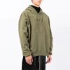 Off-White Men’ s FW21 Logo Printing Long Sleeves Loose Fit Green
