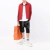 Off-White Men’ s FW21 Logo Printing Long Sleeves Loose Fit White