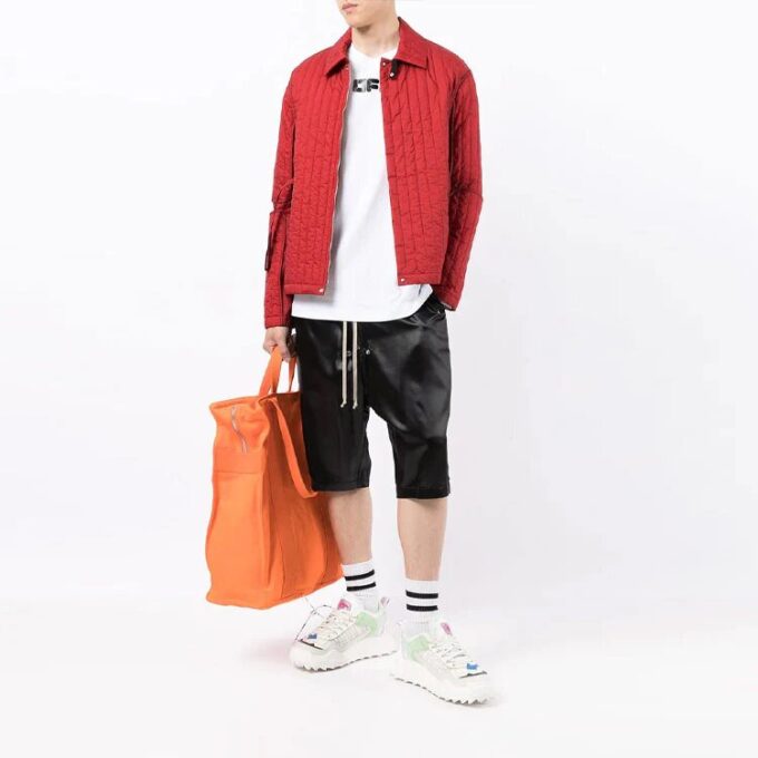 Off-White Men’ s FW21 Logo Printing Long Sleeves Loose Fit White