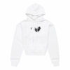 Off-White Men’ s FW21 Logo Printing Pullover Loose Version White