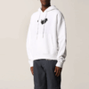 Off-White Men’ s FW21 Logo Printing Pullover Loose Version White