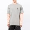 Off-White Men’ s FW21 Logo Printing Round Neck Pullover Short Sleeve Loose Fit Gray T-Shirt