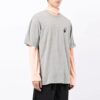 Off-White Men’ s FW21 Logo Printing Round Neck Pullover Short Sleeve Loose Fit Gray T-Shirt