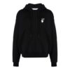 Off-White Men’ s FW21 Logo Pullover Loose Fit Black